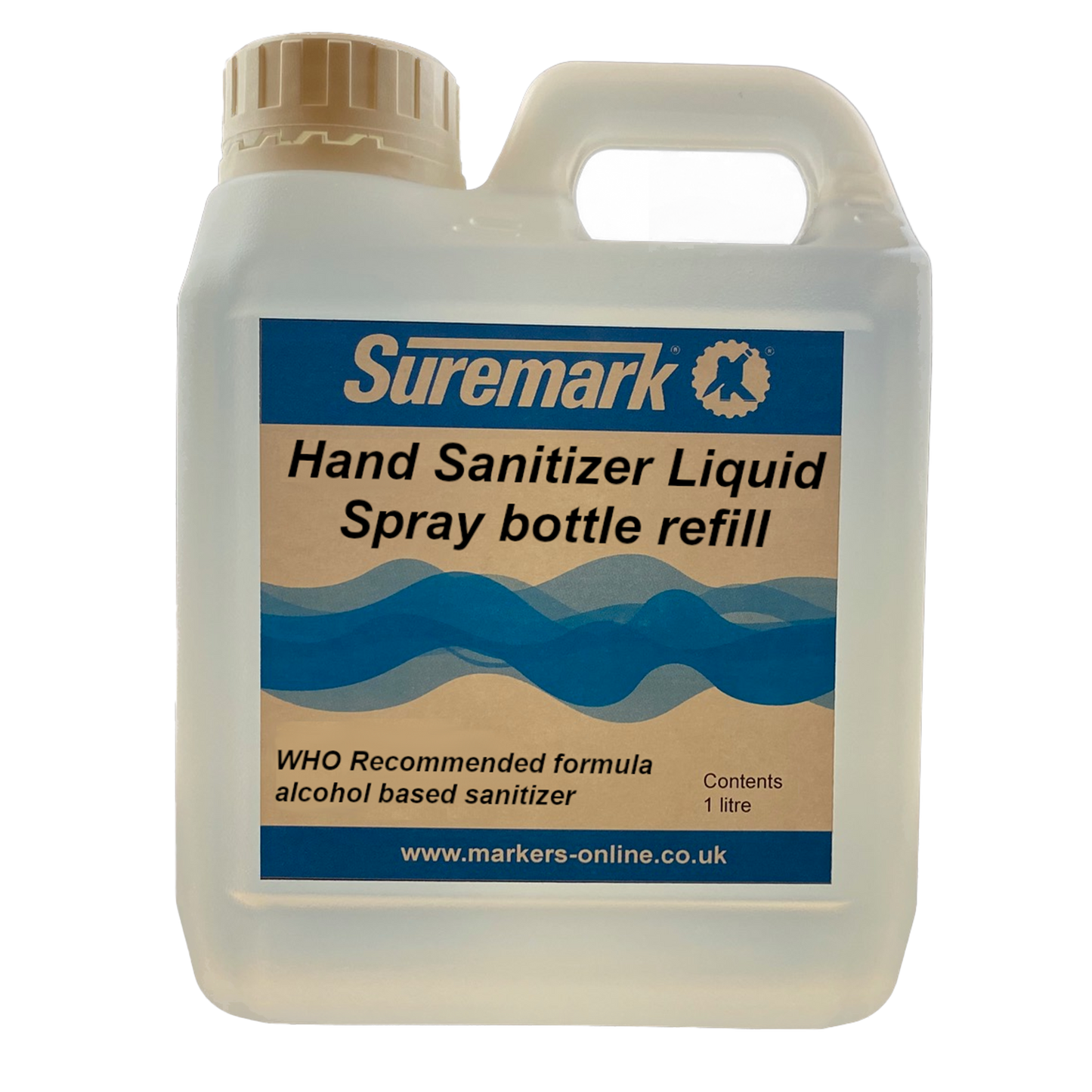 1ltr Hand Sanitizer 75% Alcohol - spray refill