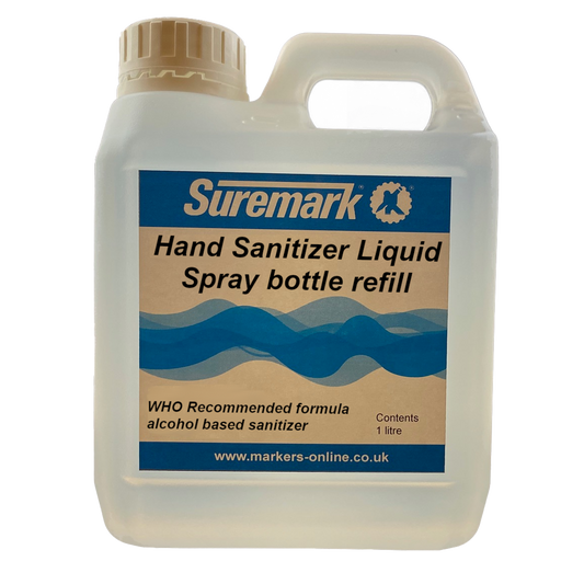 1ltr Hand Sanitizer 75% Alcohol - spray refill